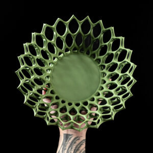 Ciotola portafrutta moderna INVADER Stampata in 3D