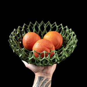 Ciotola portafrutta moderna INVADER Stampata in 3D