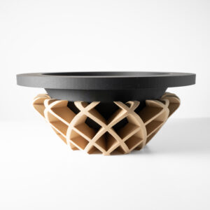 Ciotola soprammobile svuotatasche moderna stampata in 3D