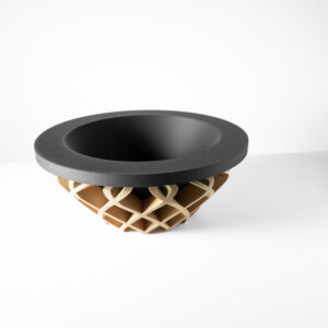 Ciotola soprammobile svuotatasche moderna stampata in 3D