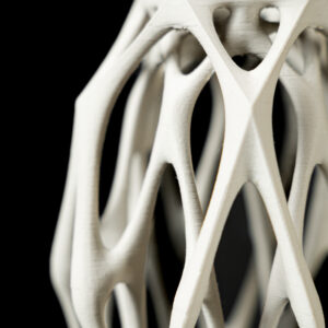 Vaso MANTIS, design moderno, stampato in 3D