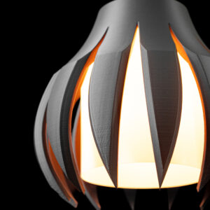 Lampada a sospensione CLAW, design moderno, stampanta in 3D