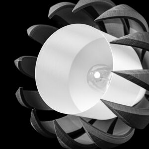 Lampada a sospensione CLAW, design moderno, stampanta in 3D