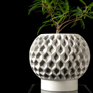 Coprivaso per piante HEXA, design moderno, stampata 3D
