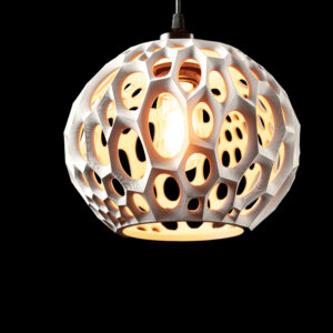 Lampada a sospensione VIRUS, design moderno, stampanta in 3D