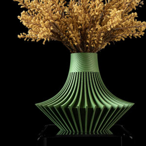 Vaso per fiori YIN, design moderno, stampato in 3D