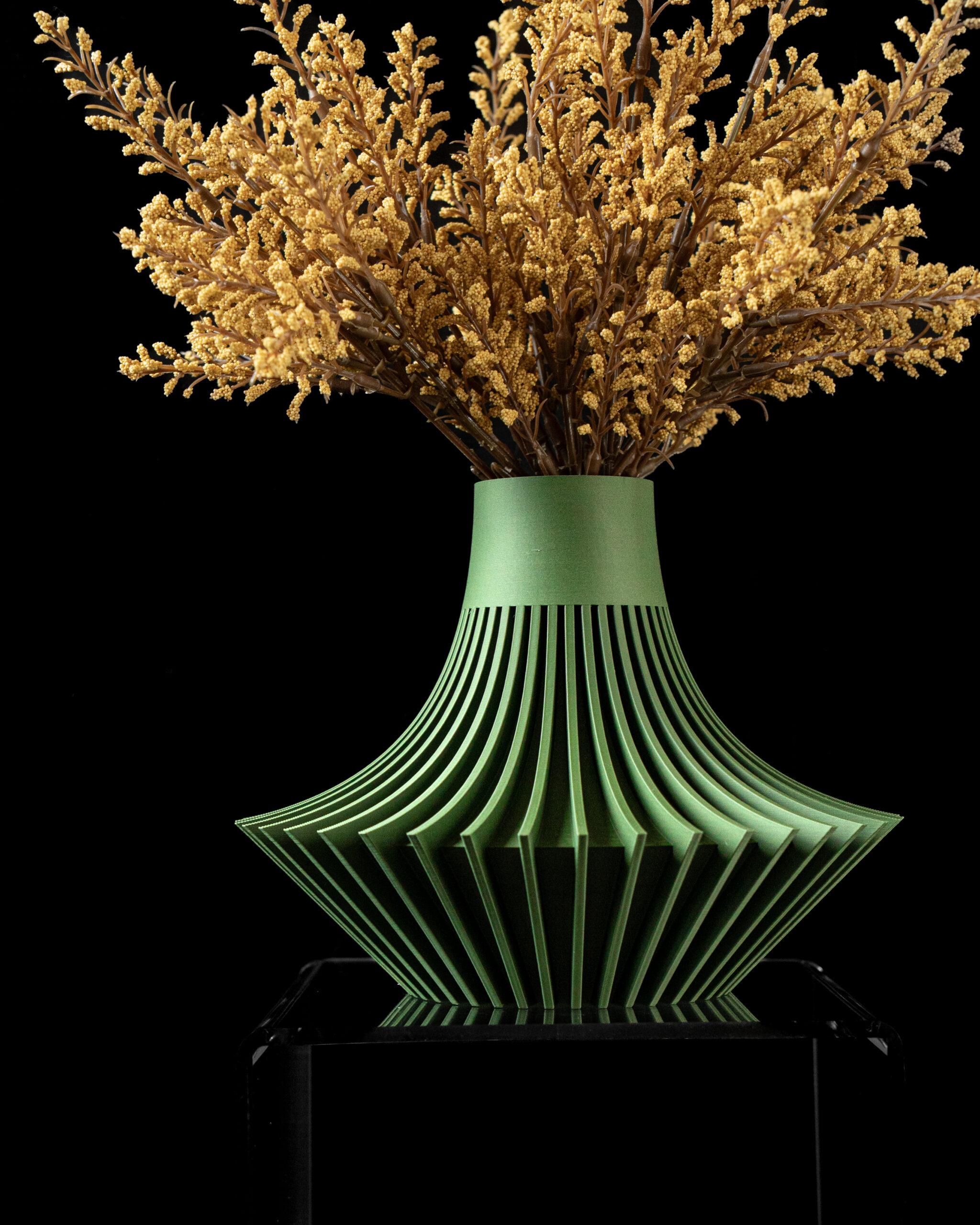 Vaso per fiori YIN, design moderno, stampato in 3D