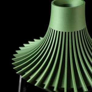 Vaso per fiori YIN, design moderno, stampato in 3D