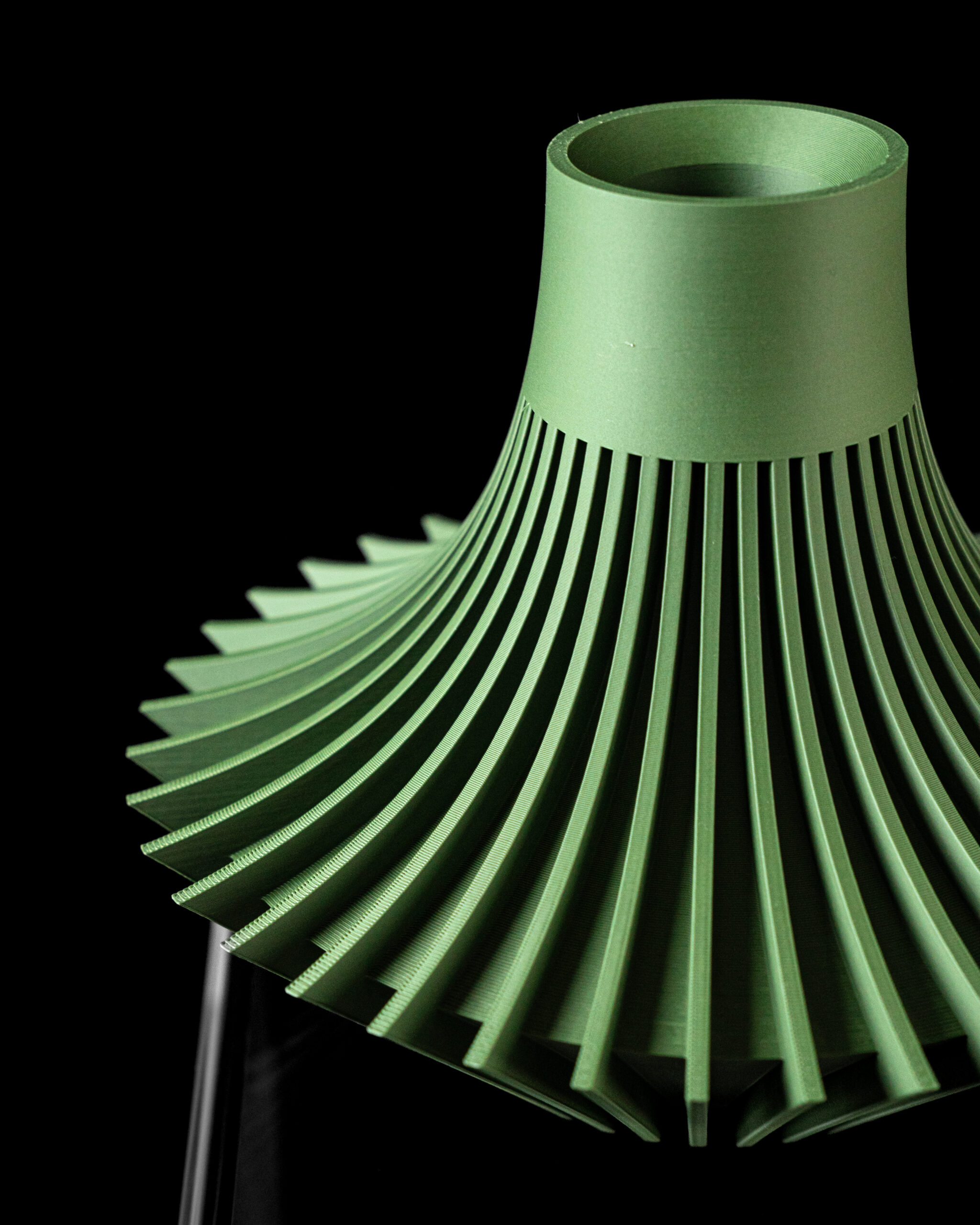 Vaso per fiori YIN, design moderno, stampato in 3D