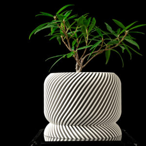 Coprivaso per piante SLANT, design moderno, stampato in 3D