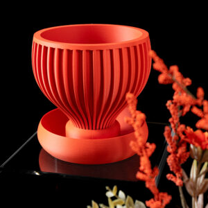 Coprivaso YIN, design moderno, stampato in 3D