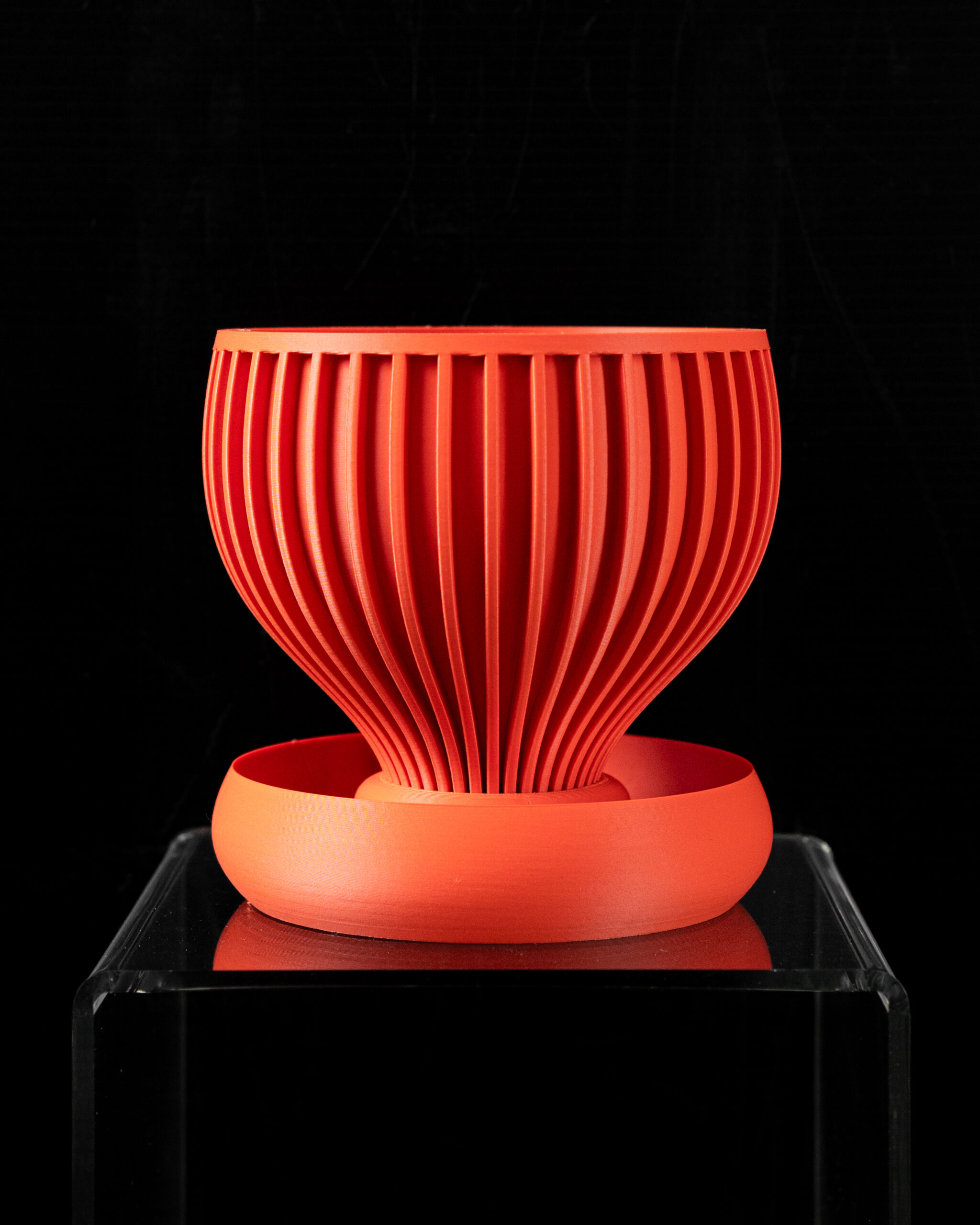 Coprivaso YIN, design moderno, stampato in 3D