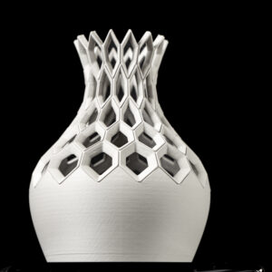 Vaso per fiori HEXA, design moderno, stampato in 3D