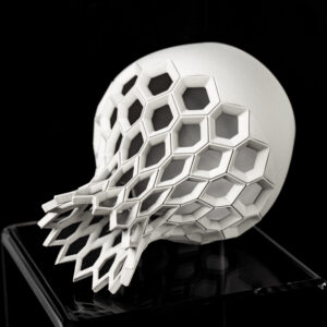 Vaso per fiori HEXA, design moderno, stampato in 3D