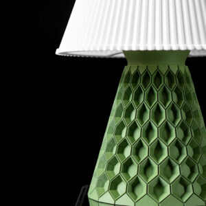 Lampada da tavolo HEXA, design moderno, stampata in 3D