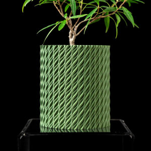 Coprivaso per piante FLOW, design moderno, stampata 3D