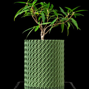 Coprivaso per piante FLOW, design moderno, stampata 3D