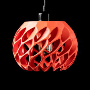 Lampada a sospensione EXO, design moderno, stampanta in 3D