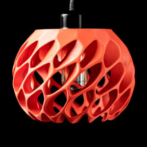 Lampada a sospensione EXO, design moderno, stampanta in 3D