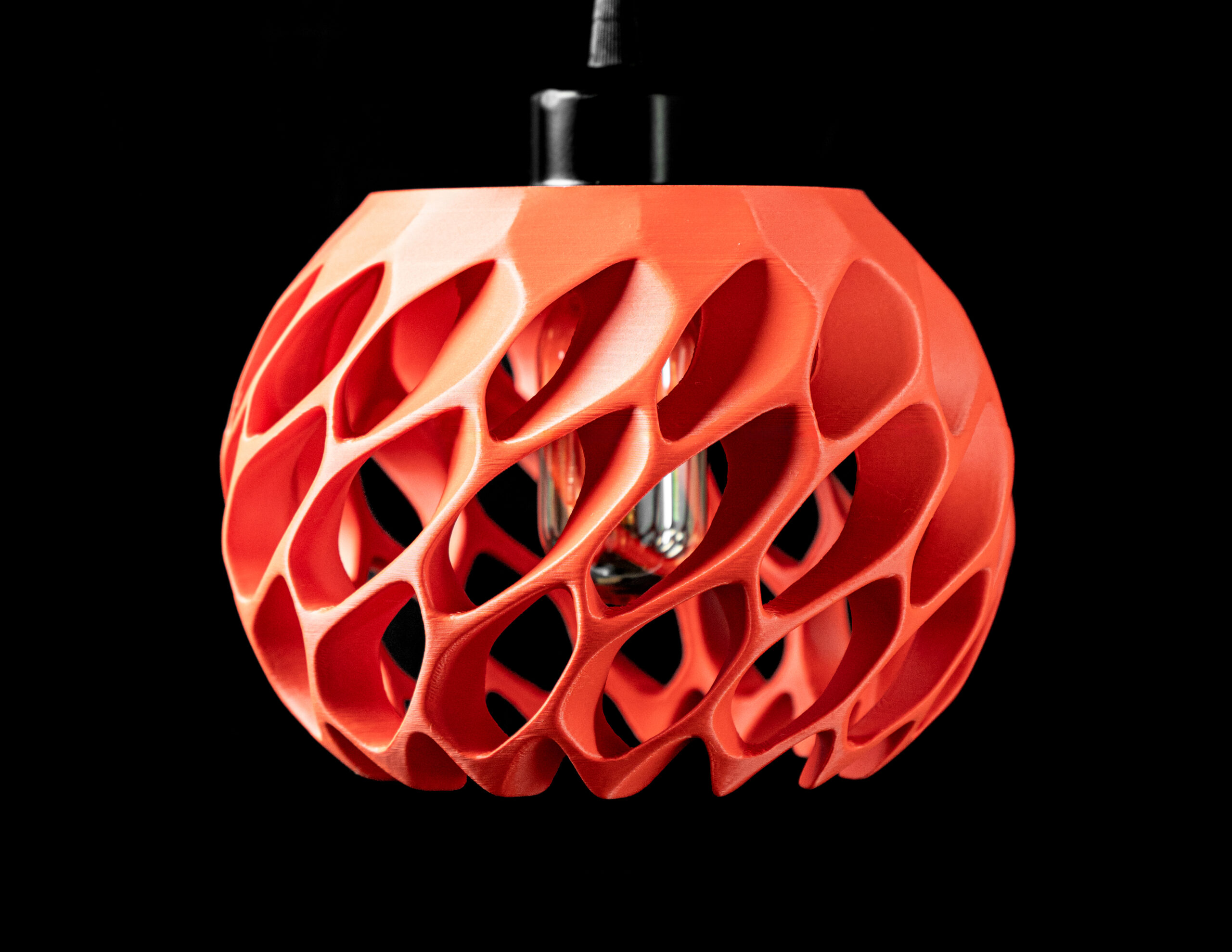 Lampada a sospensione EXO, design moderno, stampanta in 3D