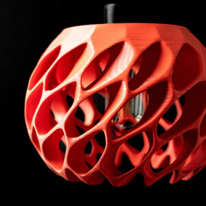 Lampada a sospensione EXO, design moderno, stampanta in 3D