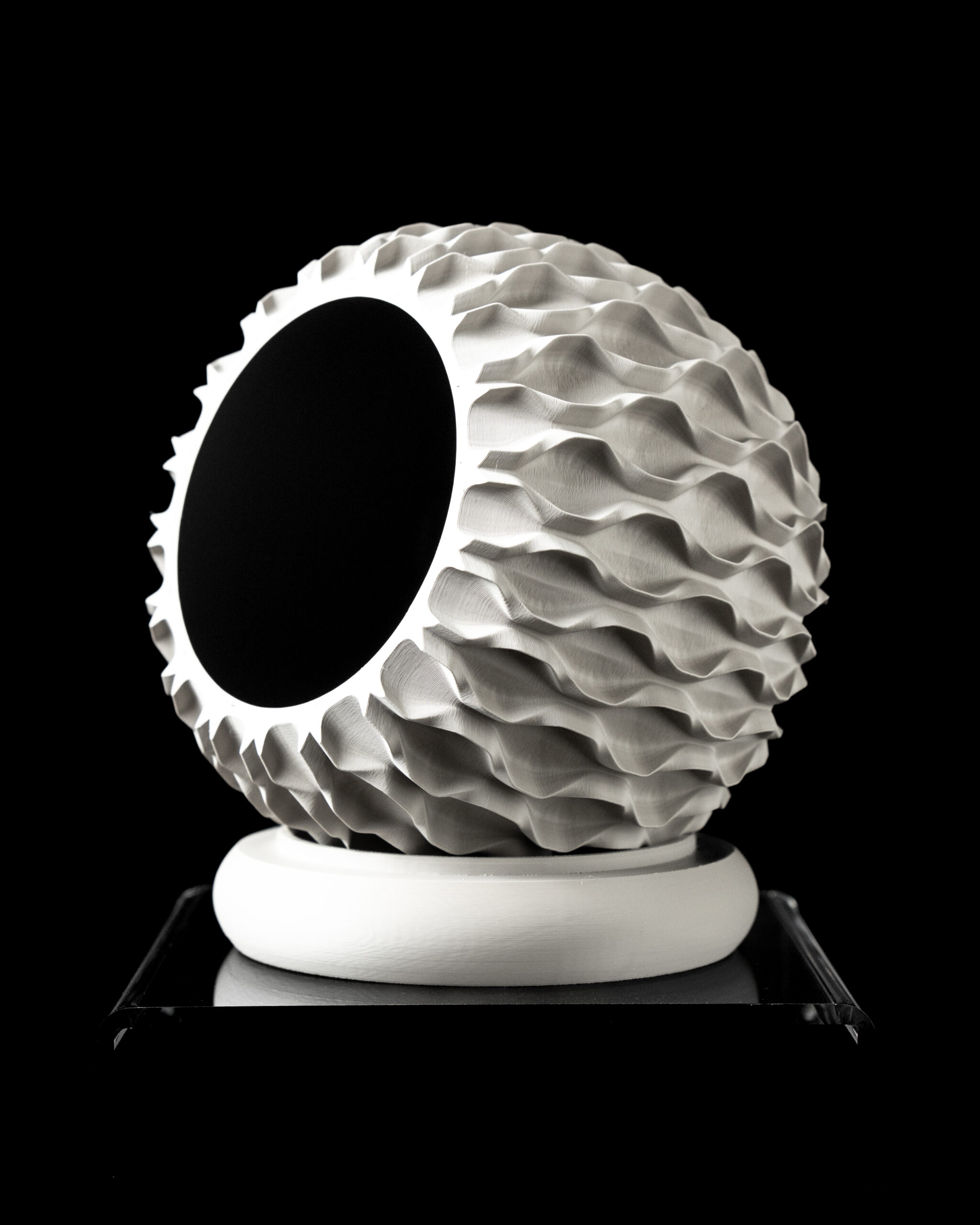 Coprivaso CHAIN, design moderno, stampato in 3D