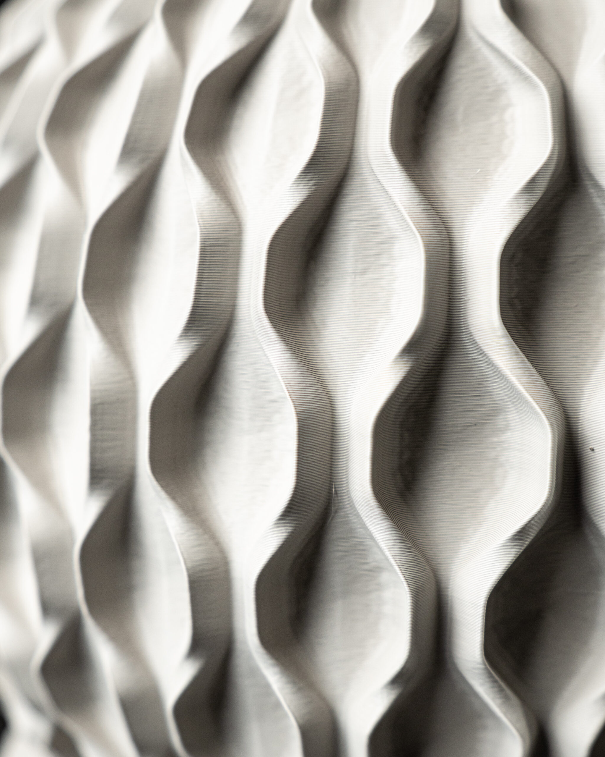 Coprivaso CHAIN, design moderno, stampato in 3D