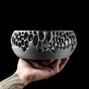 Ciotola VIRUS, design moderno, stampato in 3D