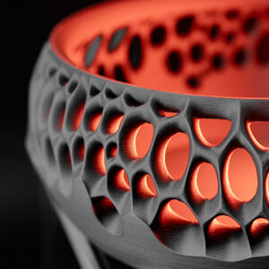 Ciotola VIRUS, design moderno, stampato in 3D