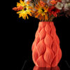 Vaso per fiori RIPPLE, desing moderno, stamato in 3D