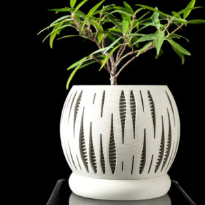 Copri vaso per piante SPLIT, design moderno, stampato in 3D