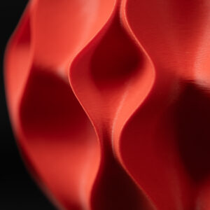 Vaso per fiori ABYSSAL, design moderno, stampato 3D