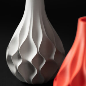 Vaso per fiori ABYSSAL, design moderno, stampato 3D