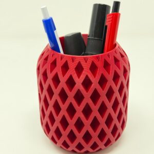 Porta penne ATILA, design moderno, stampato in 3D