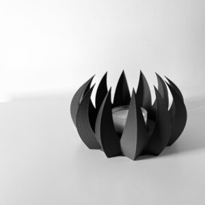 Porta candele YARO, design moderno, stampato in 3D