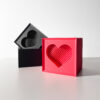 Contenitore VALENTINE, design moderno, stamapto in 3D
