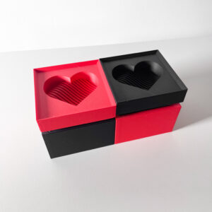 Contenitore VALENTINE, design moderno, stamapto in 3D