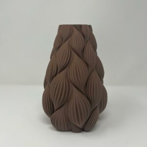 Vaso per fiori RIPPLE, desing moderno, stamato in 3D