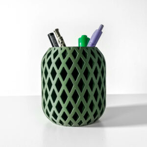 Porta penne ATILA, design moderno, stampato in 3D