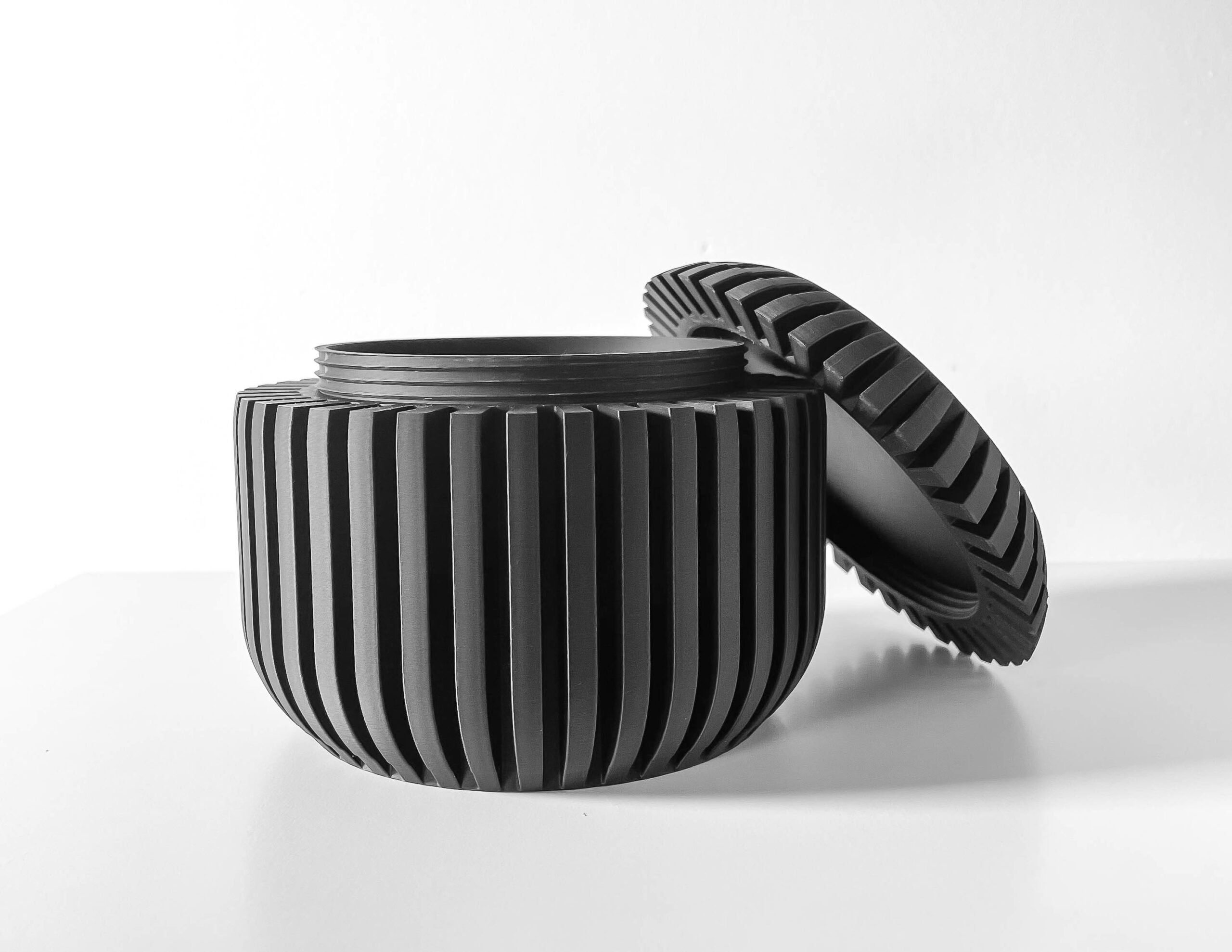 Contenitore YASO, design moderno, stampato in 3D