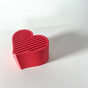 Contenitore HEART, design moderno, stampato in 3d