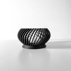 Porta candele AKLA, design moderno, stamapto in 3D