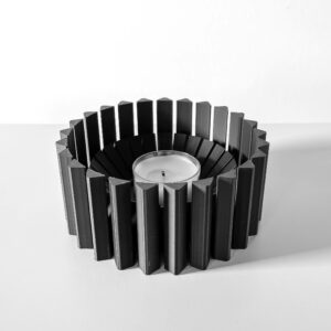 Porta candele RAKO, design mderno, stampato in 3D