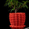 Vaso per piante BARNACLE, design moderno, stampato in 3D