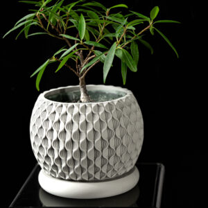 vaso per piante BLOOM, design moderno, stampato in 3D