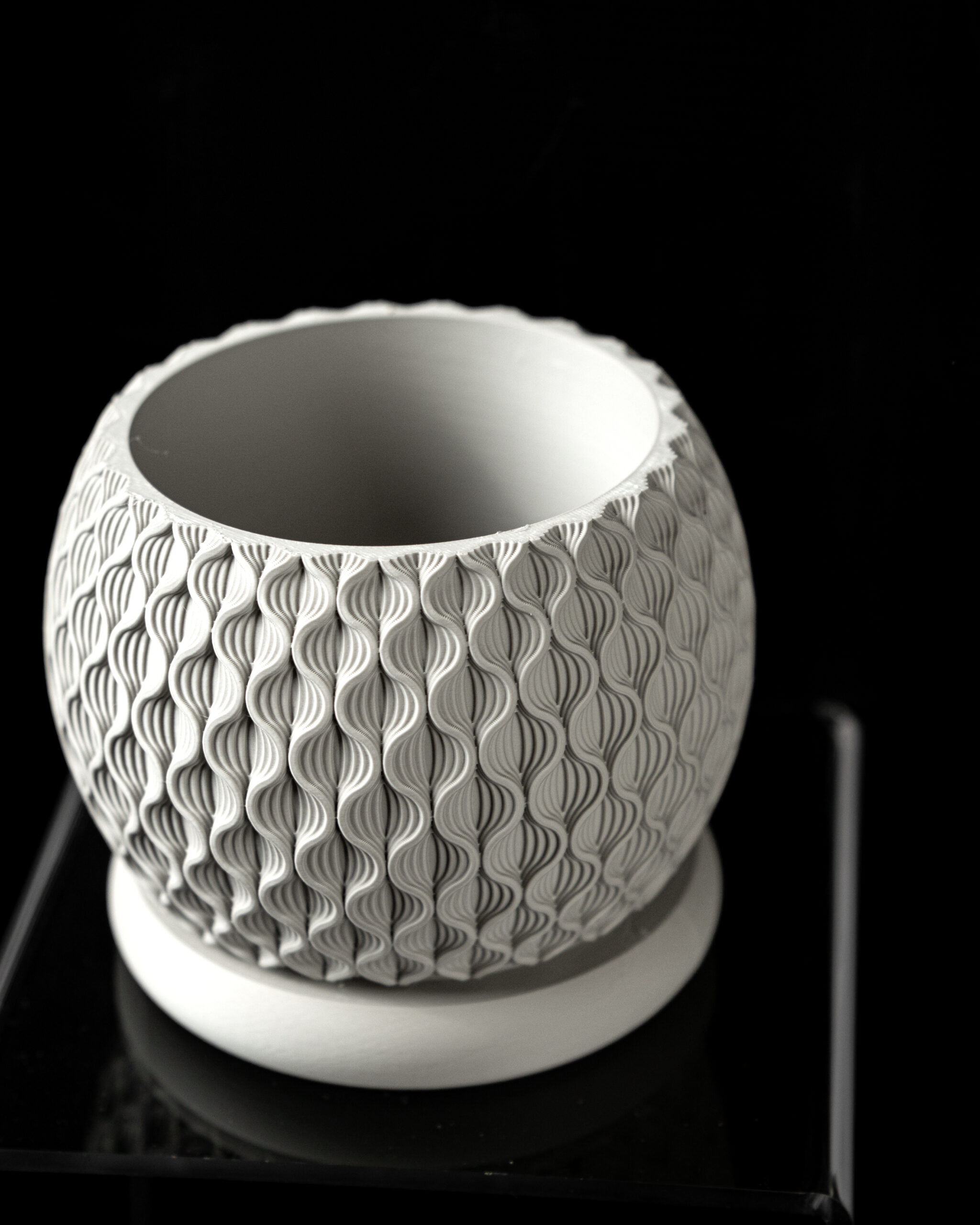 vaso per piante BLOOM, design moderno, stampato in 3D