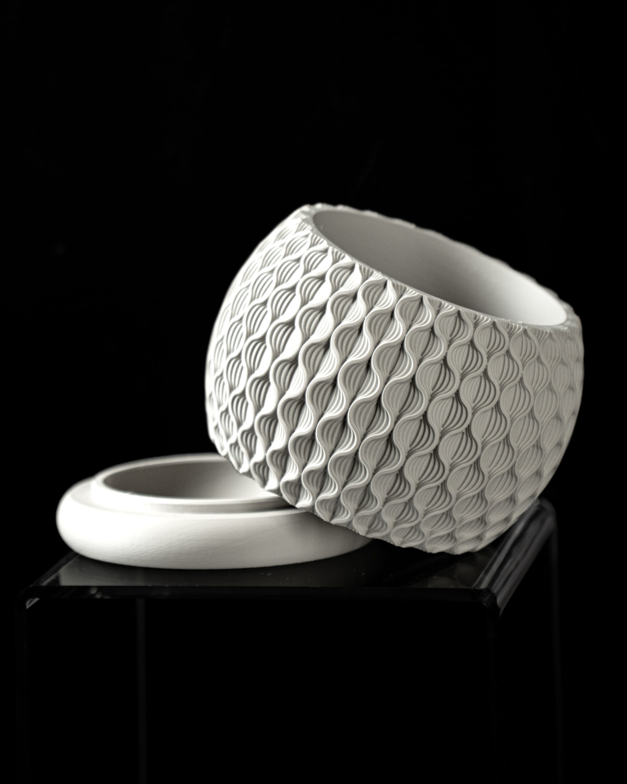 vaso per piante BLOOM, design moderno, stampato in 3D