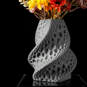Vaso per fiori MOON, design moderno, stampato in 3D