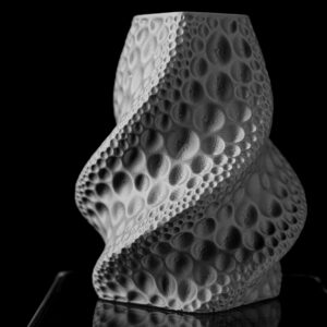 Vaso per fiori MOON, design moderno, stampato in 3D