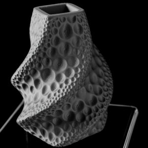 Vaso per fiori MOON, design moderno, stampato in 3D